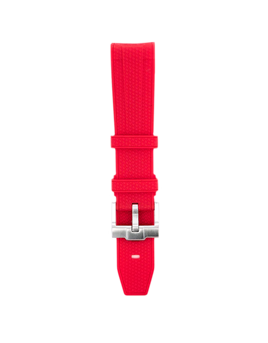 Red Omega x Swatch Moonwatch Strap