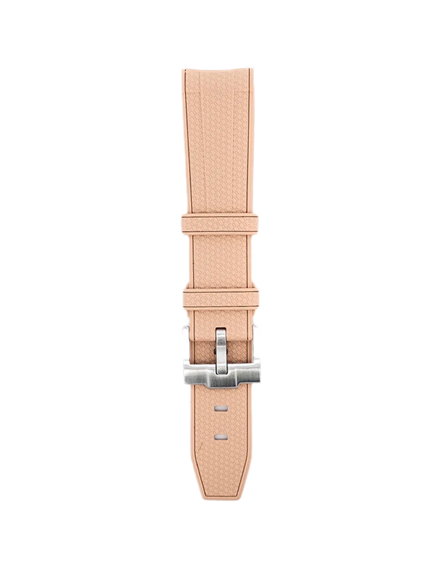 Tan Rubber Omega x Swatch Moonwatch Strap