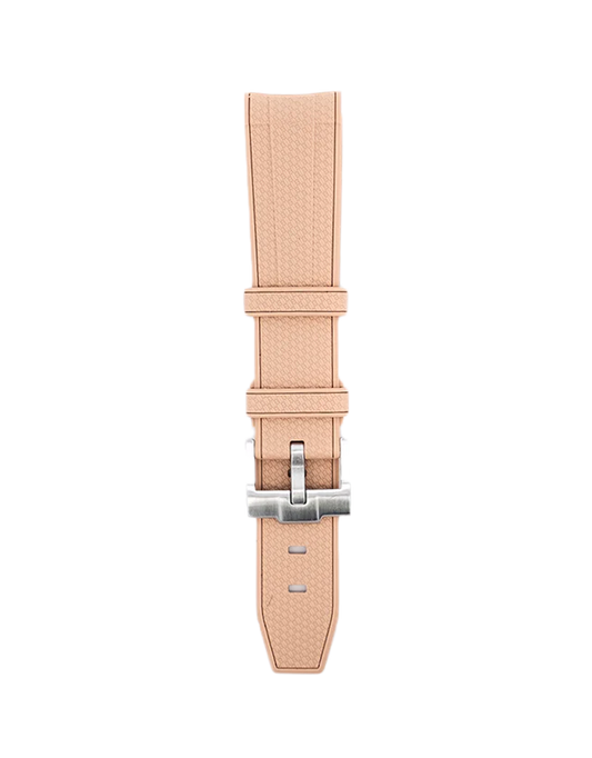 Tan Rubber Omega x Swatch Moonwatch Strap