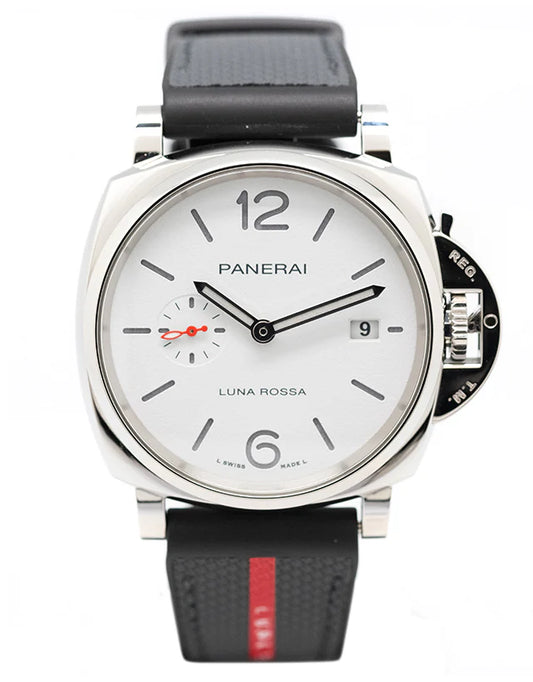 Panerai Luminor Due Luna Rossa Automatic White Dial Men's Watch