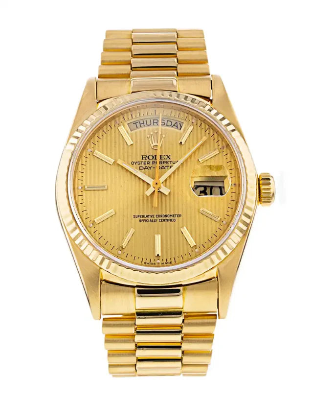 Rolex Day-Date Yellow Gold Mens Watch