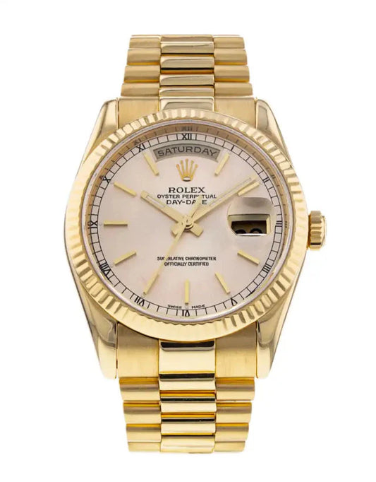 Rolex Day-Date Yellow Gold Mens Watch