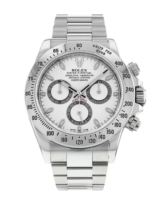 Rolex Daytona White Dial Men's Watch