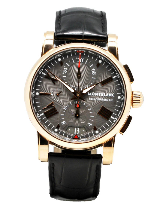 MontBlanc Star Rose Gold Grey Dial Men's Watch