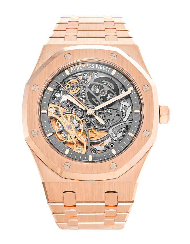 Audemars Piguet Royal Oak Double Balance Wheel Openworked Automatic Men's Watch - Eleventh Hour Fine Wrist Watches