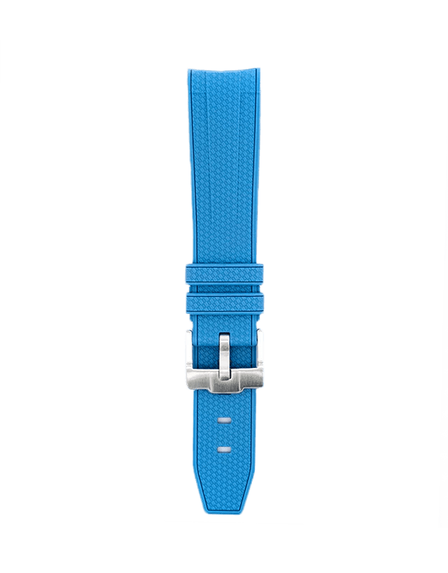 Blue Rubber Omega x Swatch Moonwatch Strap - Eleventh Hour Fine Wrist Watches