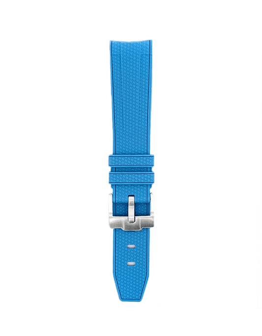 Blue Rubber Omega x Swatch Moonwatch Strap - Eleventh Hour Fine Wrist Watches