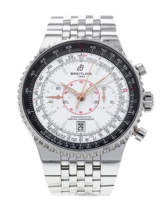 Breitling Montbrillant Legende Stainless Steel Mens Watch - Eleventh Hour Fine Wrist Watches