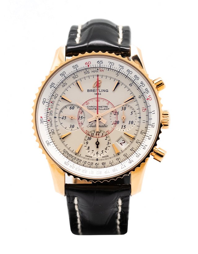 Breitling Montbrillant Rose Gold Limited Edition Men's Watch - Eleventh Hour Fine Wrist Watches