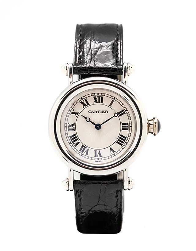 Cartier Diabolo Platinum Unisex Watch - Eleventh Hour Fine Wrist Watches