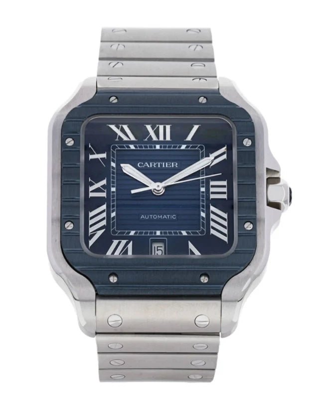 Cartier Santos De Automatic Men's Watch - Eleventh Hour Fine Wrist Watches