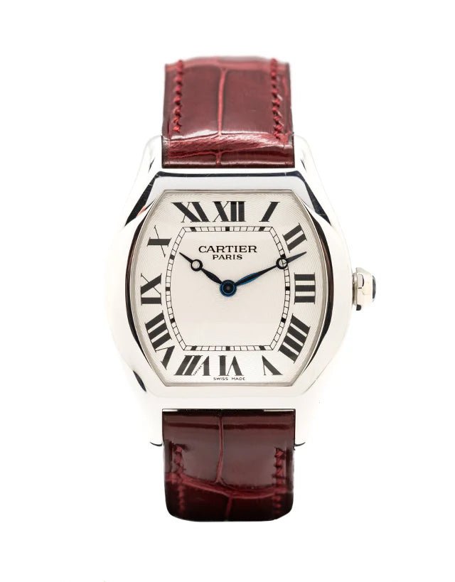 Cartier Tortue Platinum Unisex Watch - Eleventh Hour Fine Wrist Watches