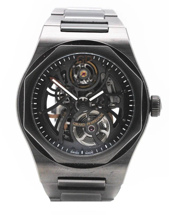 Girard Perregaux Laureato Skeleton Automatic 42mm Mens Watch - Eleventh Hour Fine Wrist Watches