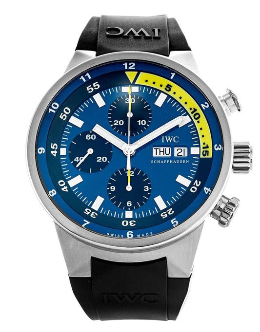 IWC Aquatimer Blue Dial Mens Watch - Eleventh Hour Fine Wrist Watches