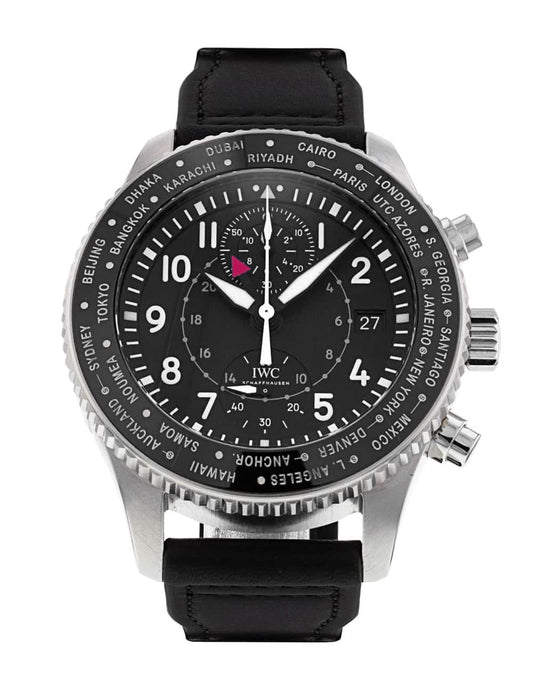 IWC Pilot's Watch Timezoner Chronograph Mens Watch - Eleventh Hour Fine Wrist Watches