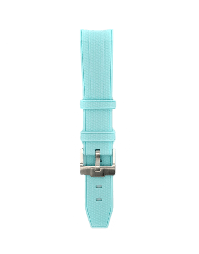 Light Blue Rubber Omega x Swatch Moonwatch Strap - Eleventh Hour Fine Wrist Watches