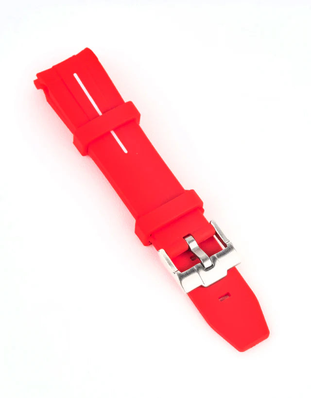 Red Rubber Omega x Swatch Moonwatch Strap