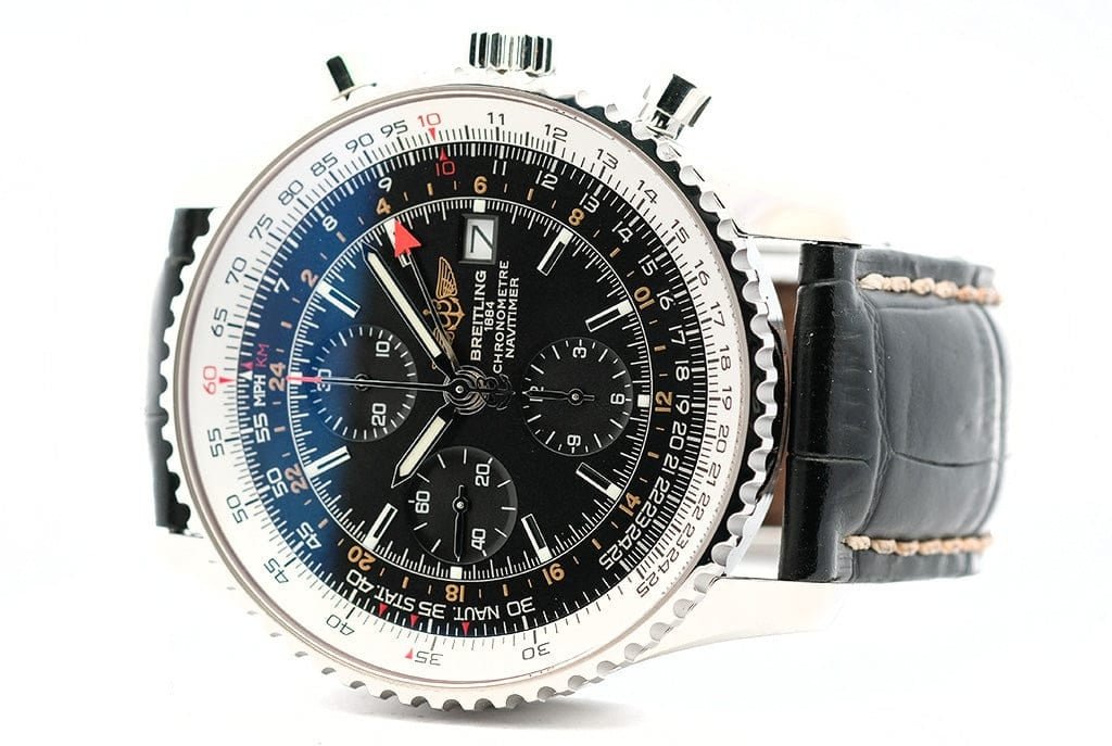 Breitling navitimer world discount watch